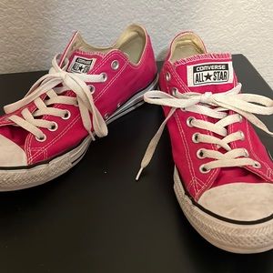 Size 12 Converse hot pink